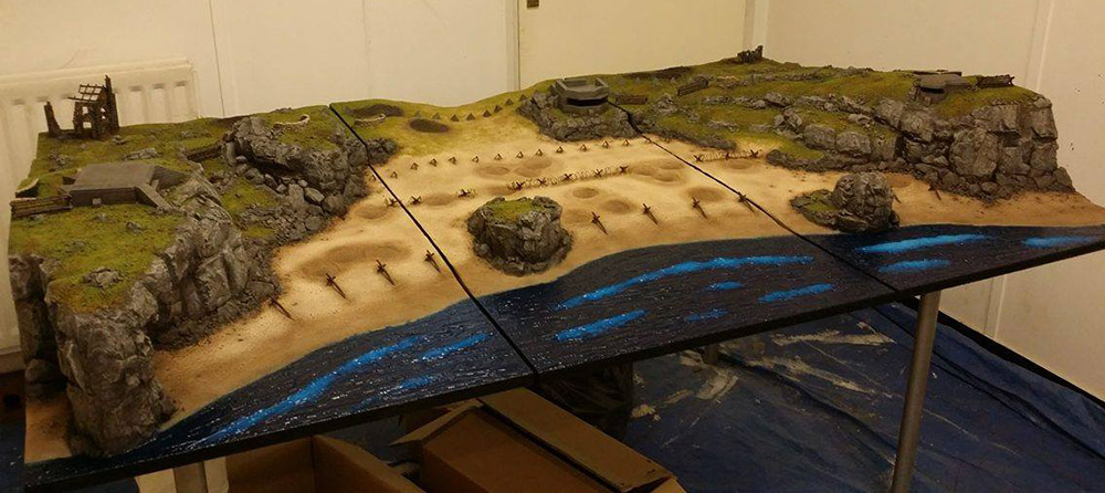 D Day Layout Project Feature: TheTerrainTutor's D-Day Board Project - Warlord Games
