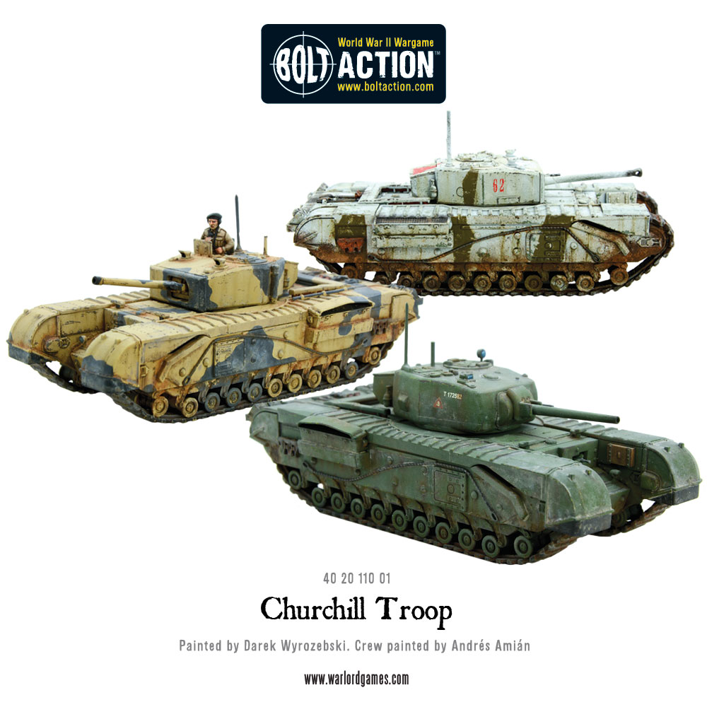 New: The Bolt Action Churchill Troop - Warlord Games