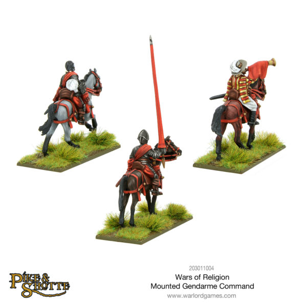 Wars of Religion Mounted Gendarmes Command - back view