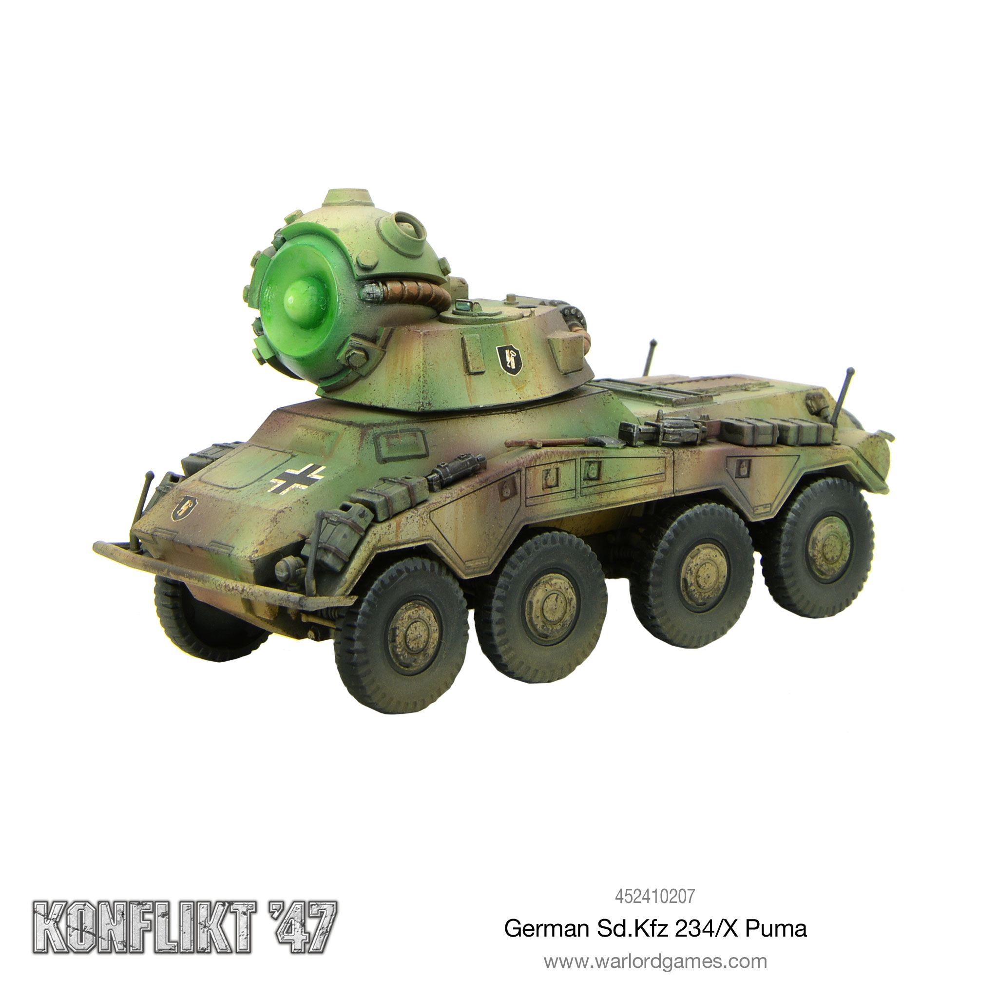 liebre Trascender Fangoso New: Sd.Kfz 234/X Puma - Warlord Games