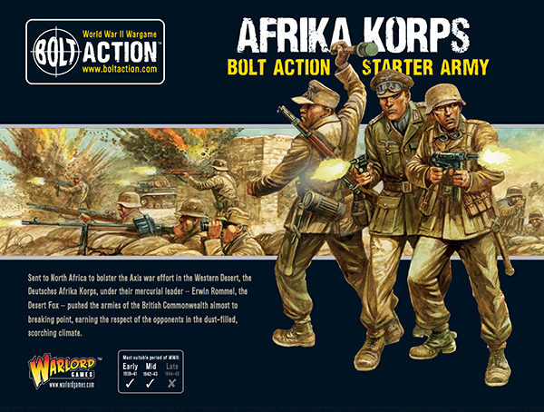 WWII Artillery & Crew German Bolt Action 402012034 Afrika Korps 8.8cm Flak 37 