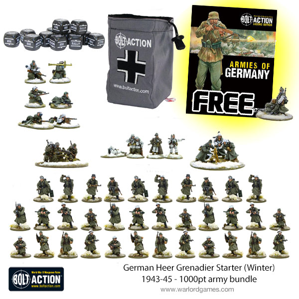 Bolt Action Ww2 German Heer Winter Starter Army Warlord Games for sale online