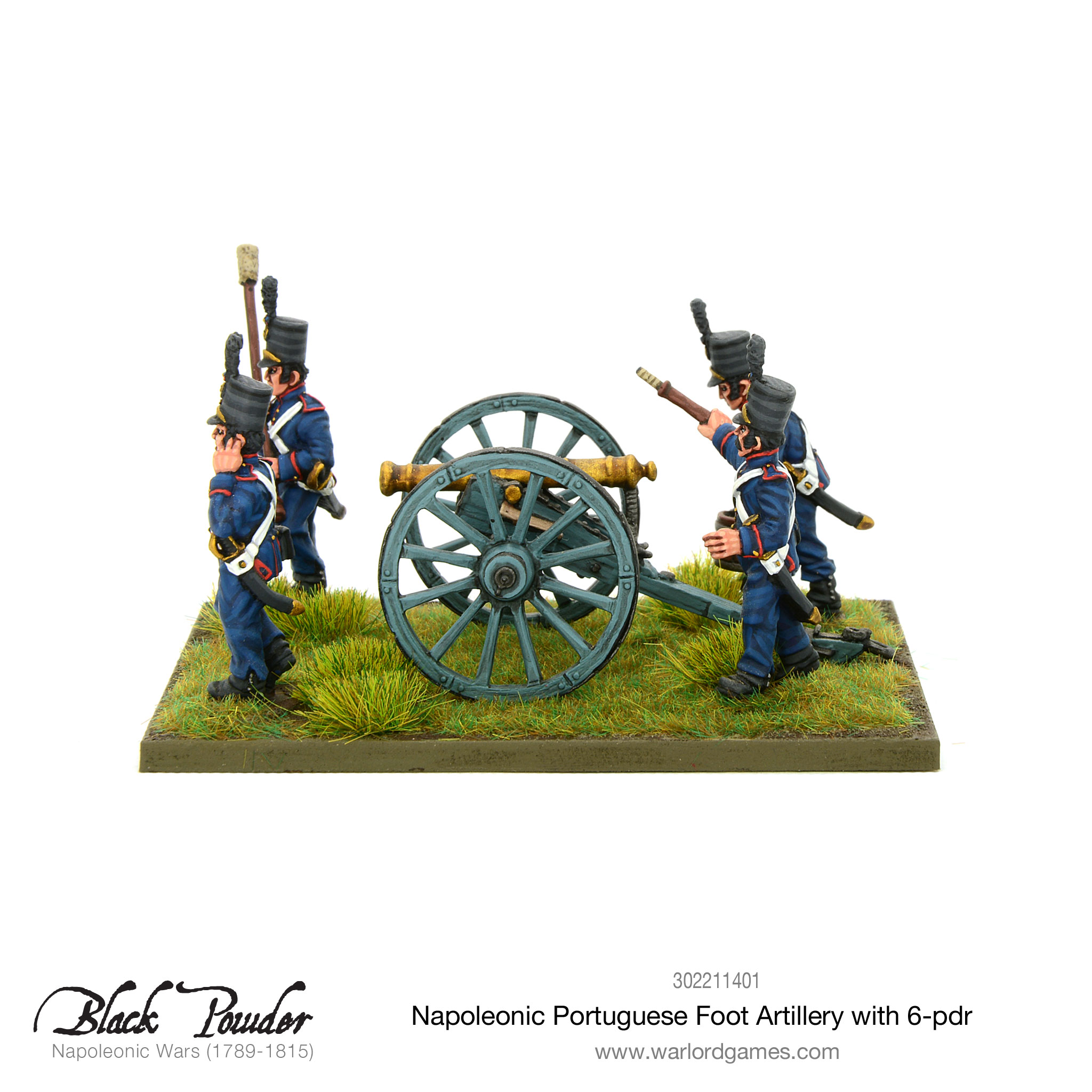 New: Napoleonic Portuguese Foot Artillery - Warlord Games