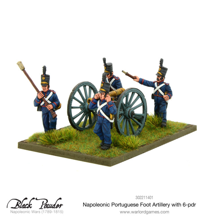 New: Napoleonic Portuguese Foot Artillery - Warlord Games