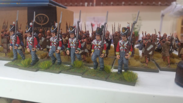 Picture of British line infantry with new metal British heads