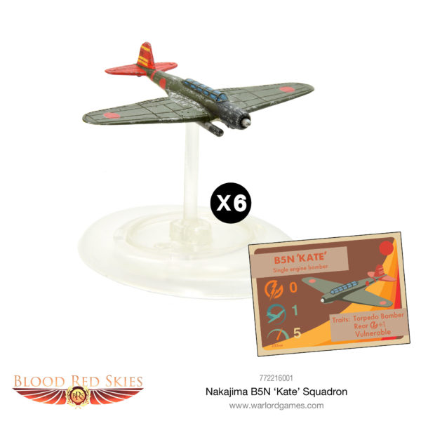 Nakajima B5N ‘Kate’ Squadron – Plane model and card