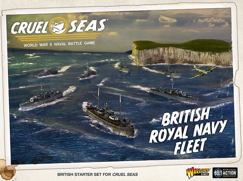 Warlord Games BNIB Cruel Seas Royal Navy Vosper MTB Flotilla WGC-782011001 