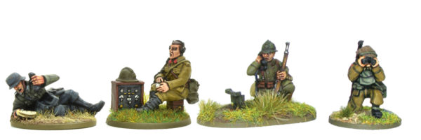 A selection of forward observers from some of our early war command blisters.