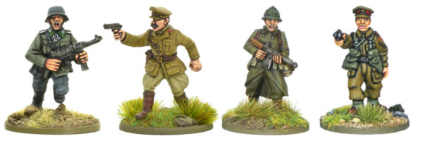 A selection of junior officers from some of our early war command blisters.