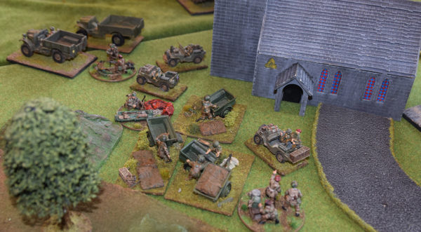 Arnhem: The Paras raid their drop canisters for supplies.