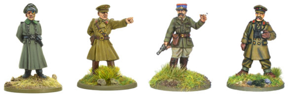 A selection of senior officers from some of our early war command blisters.