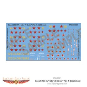 Yak 1 decal sheet