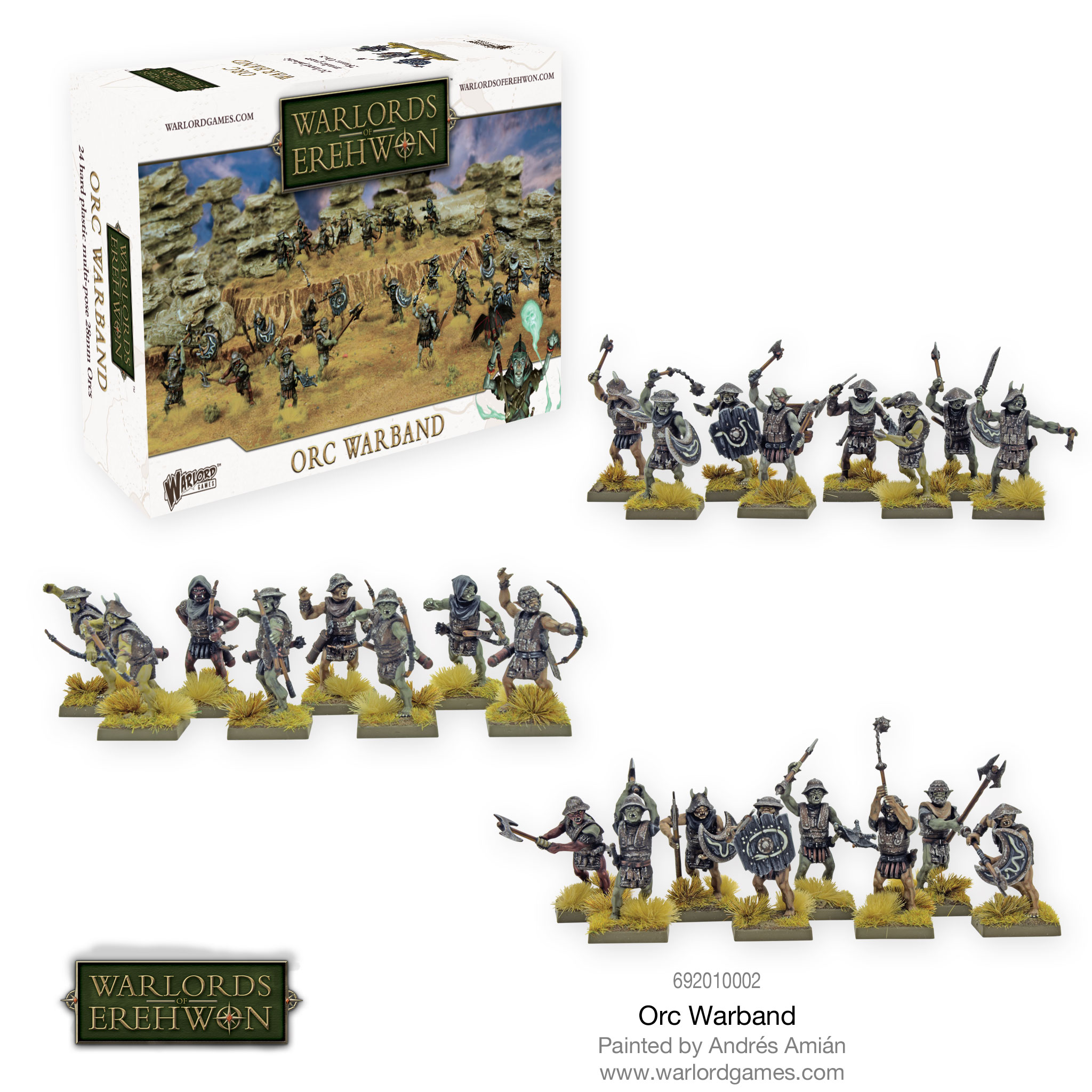 Azbad's Orc Horde Warlord Games Brand New WGWE-692012001 