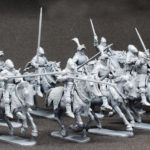 Unpainted Agincourt Mounted Knights 1415-1429