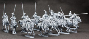 Unpainted Agincourt Mounted Knights 1415-1429