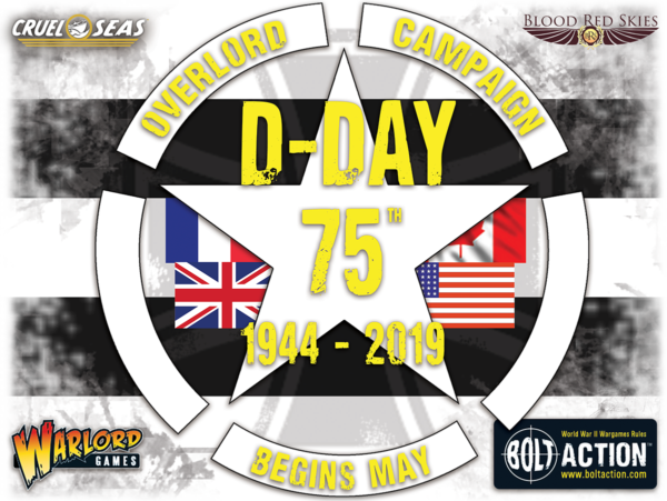 D-Day 75th Campaign with Iron Cross and Logos