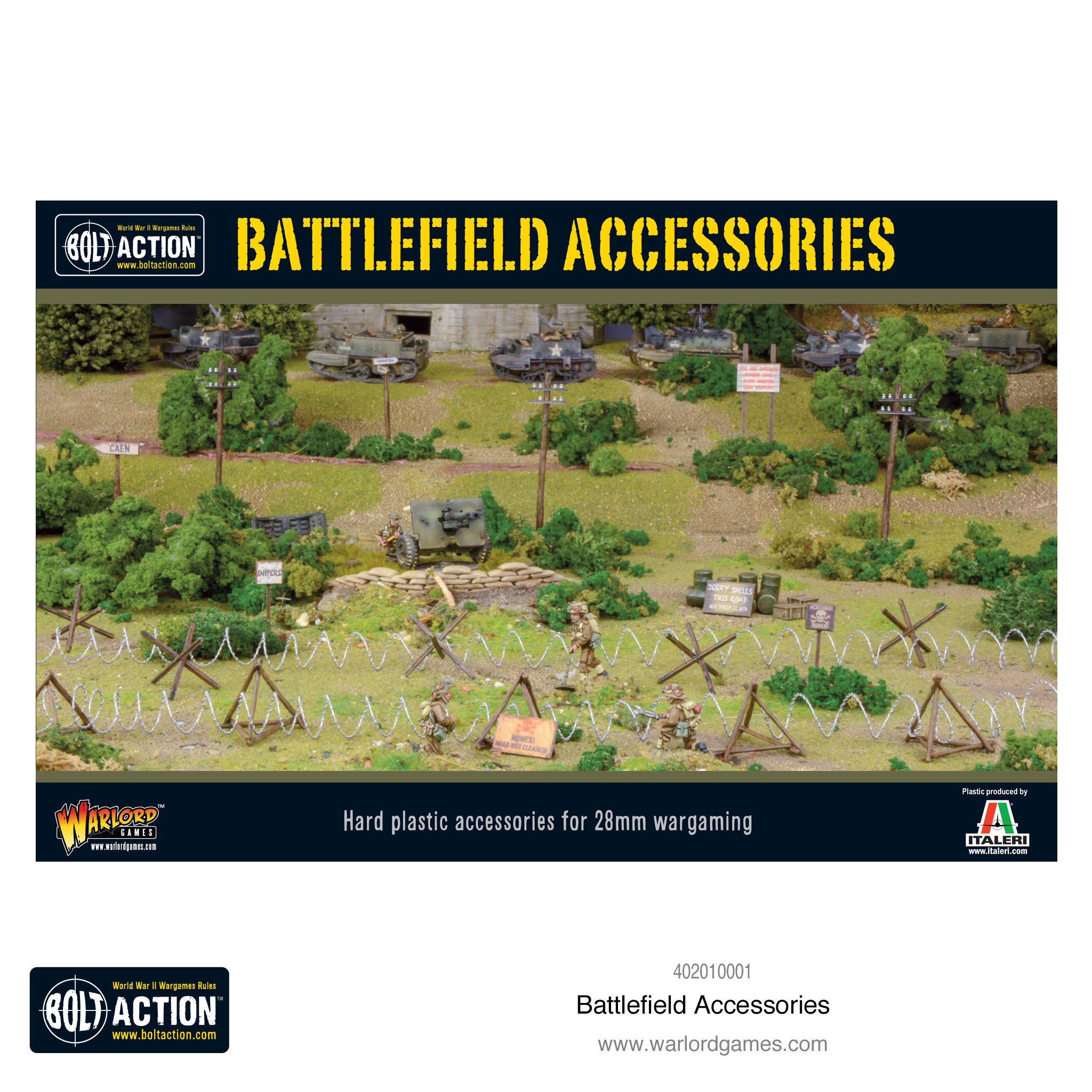 WWII Terrain NIB Western Europe Bolt Action 402010001 Battlefield Accessories 