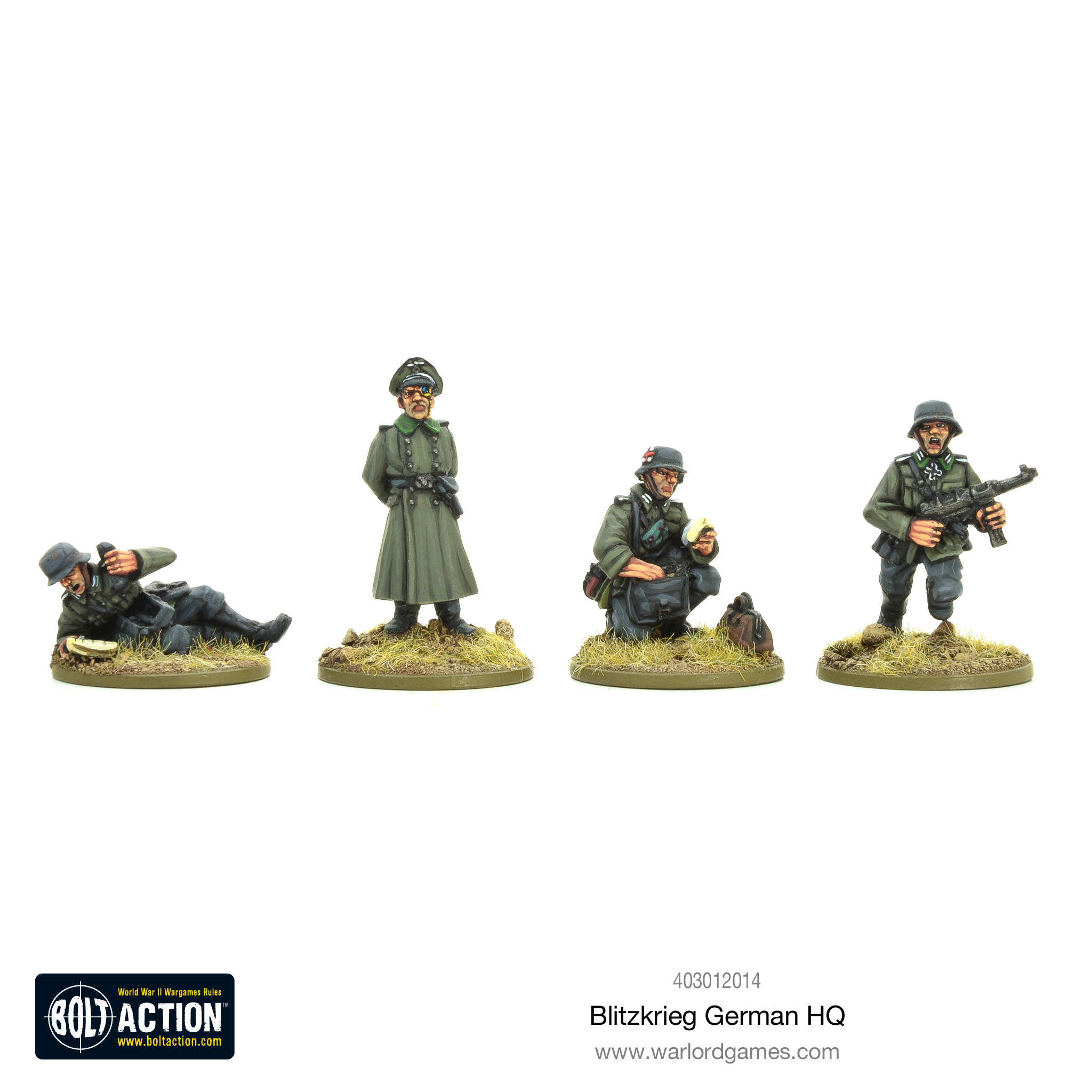 28mm Warlord Games Blitzkrieg German Support Group Bolt Action WWII BNIB