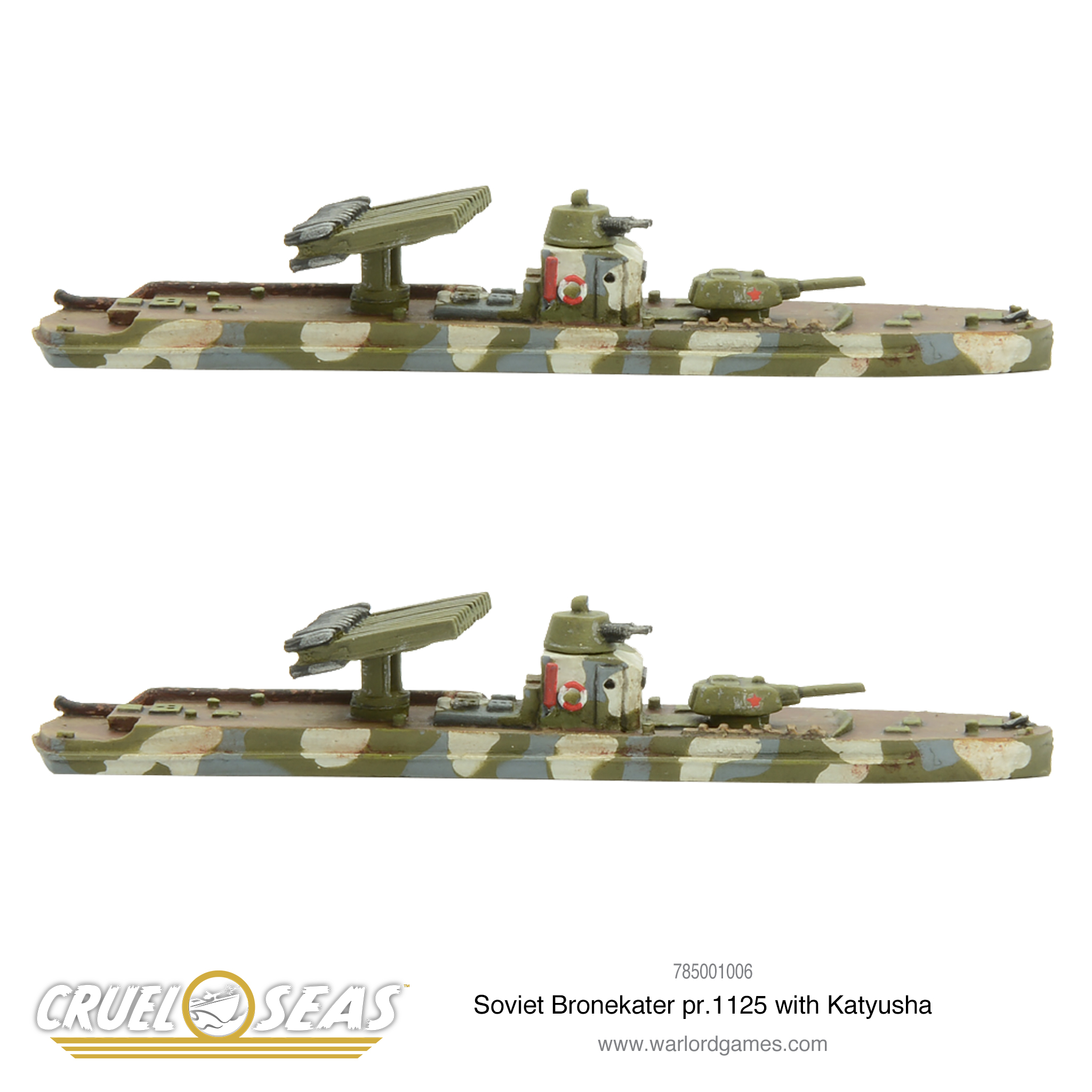 Cruel Seas Soviet Bronekater with Katyusha WGC-785001006 