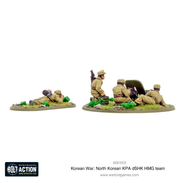 North Korean KPA dSHK HMG team