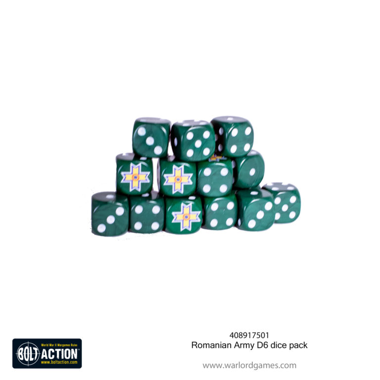 Bolt Action Dice and Dice Bags Warlord Games