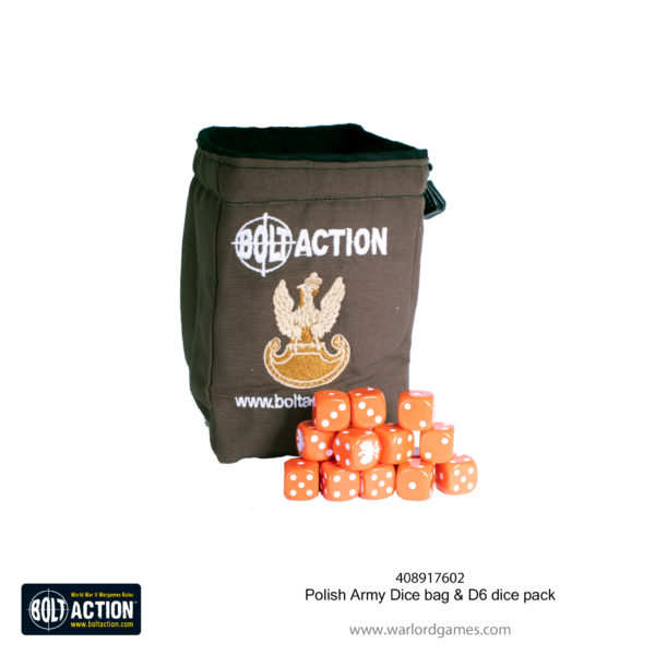 Bolt Action Dice and Dice Bags Warlord Games