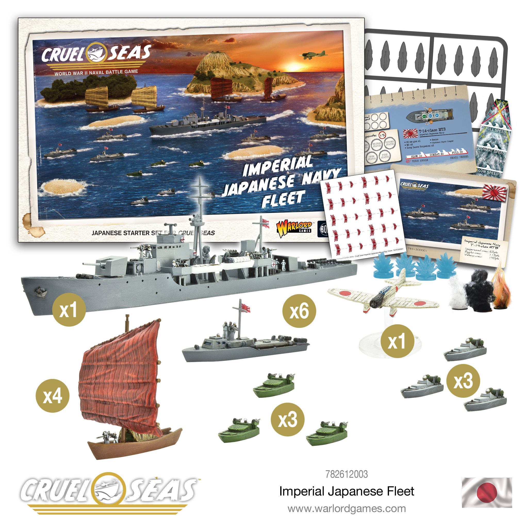 Cruel Seas Imperial Japanese Navy Fleet