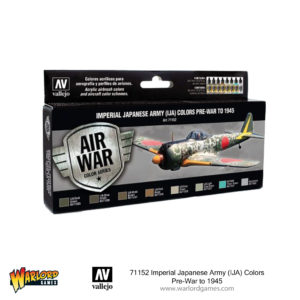 71152 Imperial Japanese Army (IJA) Colors Pre-War to 1945 - Vallejo boxed paint set