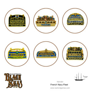 Black Seas: French Navy Fleet (1770-1830) Backplates