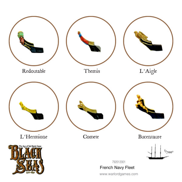 Black Seas: French Navy Fleet (1770-1830) Figureheads