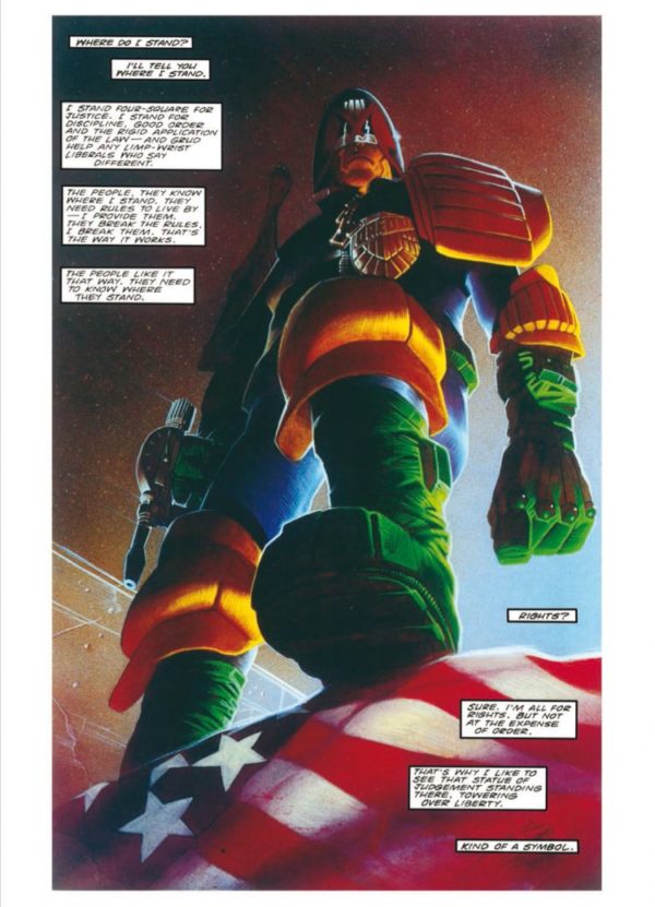 JUDGE DREDD AMERICA [PAPERBACK COMIC] sample