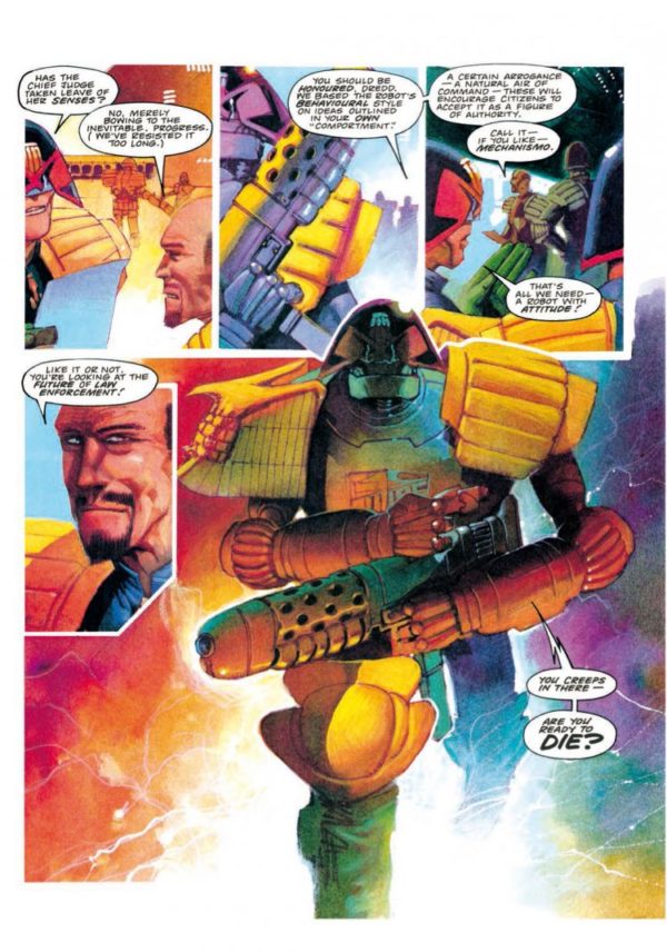 JUDGE DREDD MECHANISMO [PAPERBACK COMIC] sample