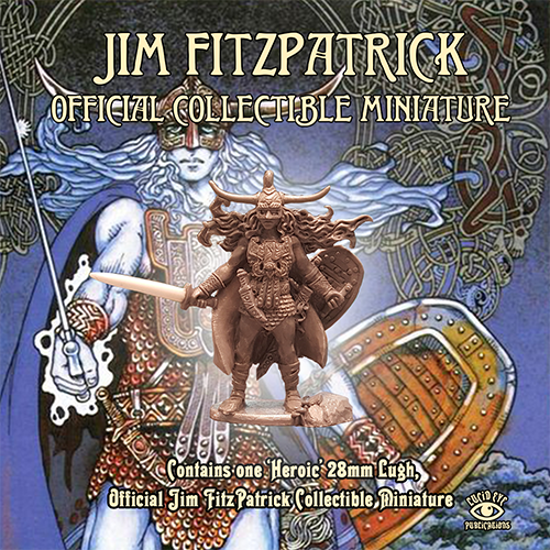 Jim Fitzpatrick Official Collectible Miniature - Lugh
