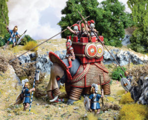 Macedonian War Elephant in Combat