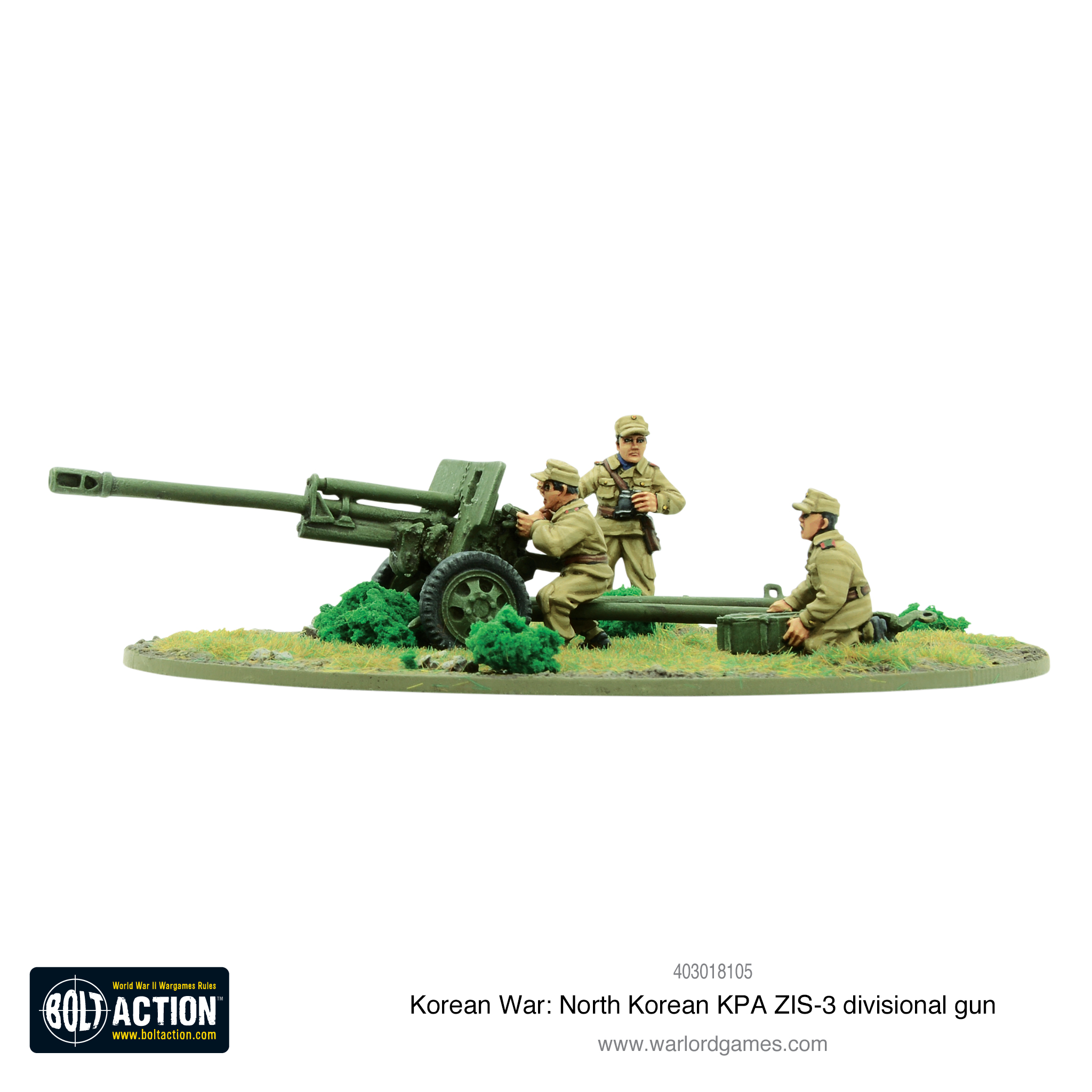 North Korean KPA ZIS-3 divisional gun