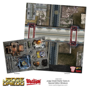 Judge Dredd Starter Game and special miniature