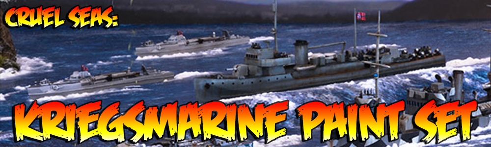 Cruel Seas: Kriegsmarine Paint Set