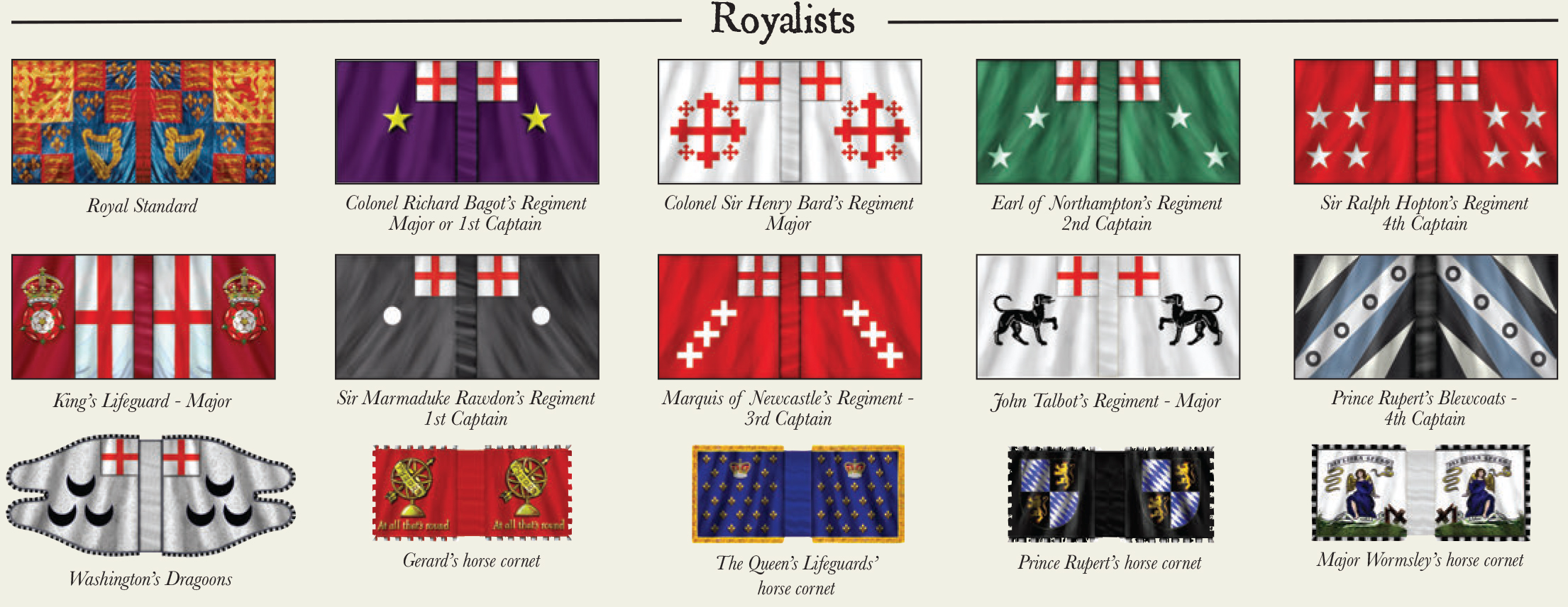 Royalist Flag Colours
