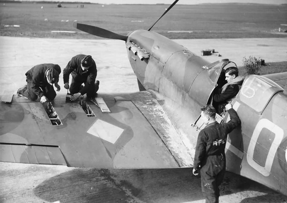 Spitfire MkI of 602 Squadron based at Drem, March 1940