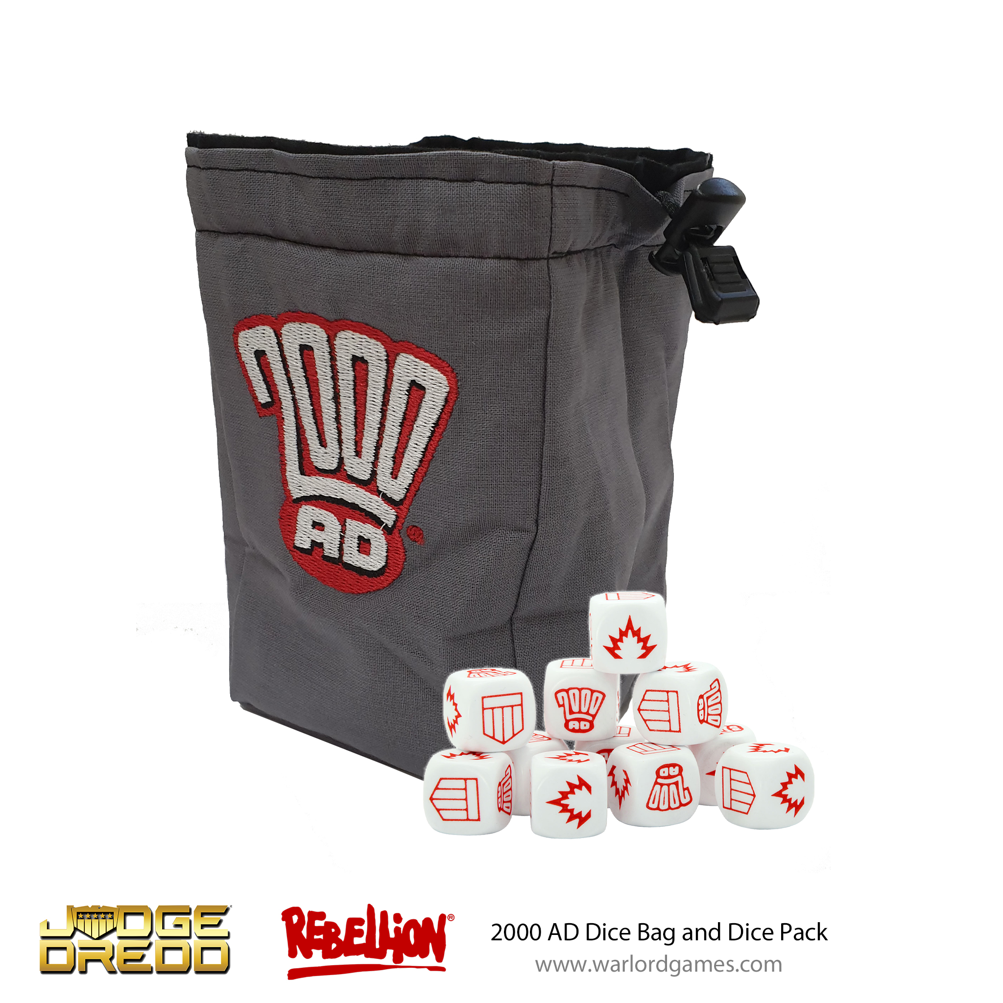 2000 AD Dice Bag and counters