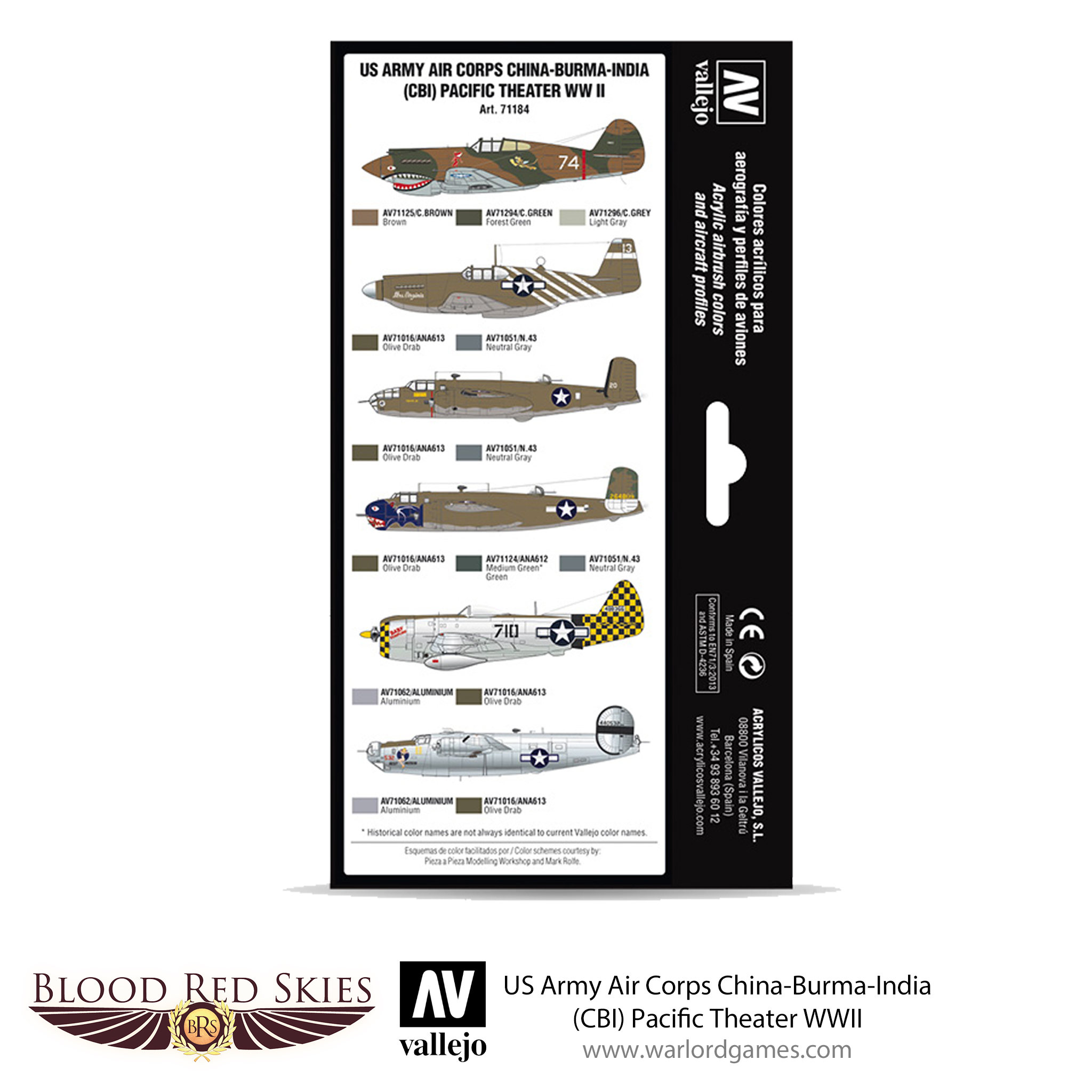  Vallejo RAF Colors Special Battle of Britain 'Air War Color  Series' Model Paint Kit, contains 8 x 17ml bottles : Arts, Crafts & Sewing