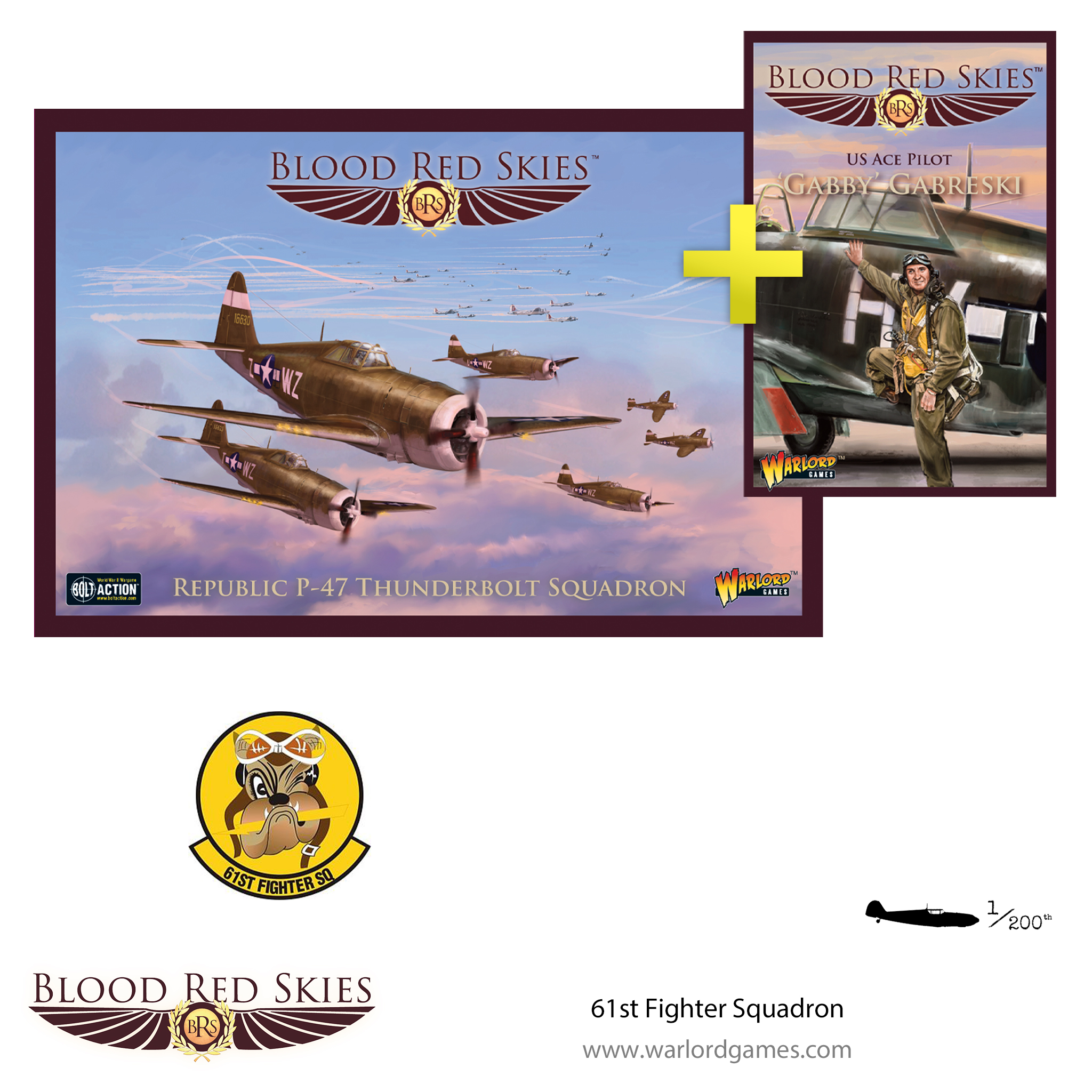 779912012 61st Fighter Squadron, P-47 Thunderbolt Squadron