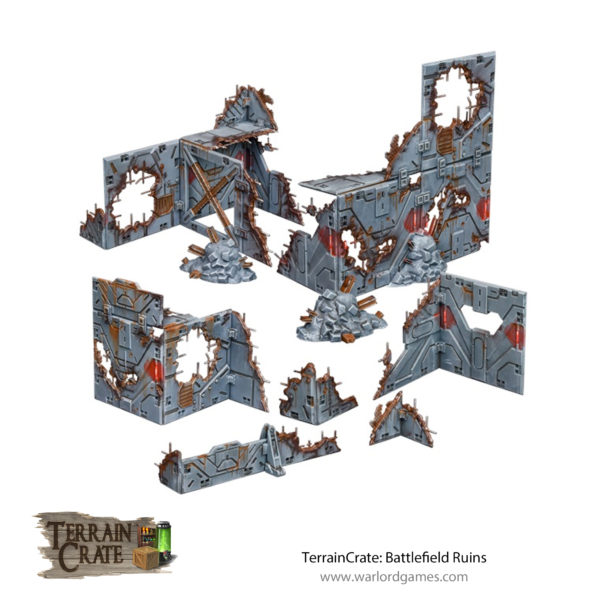 Mantic TerrainCrate : Library - Décors Fantasy RPG En Plastique, 16 Pièces - 2