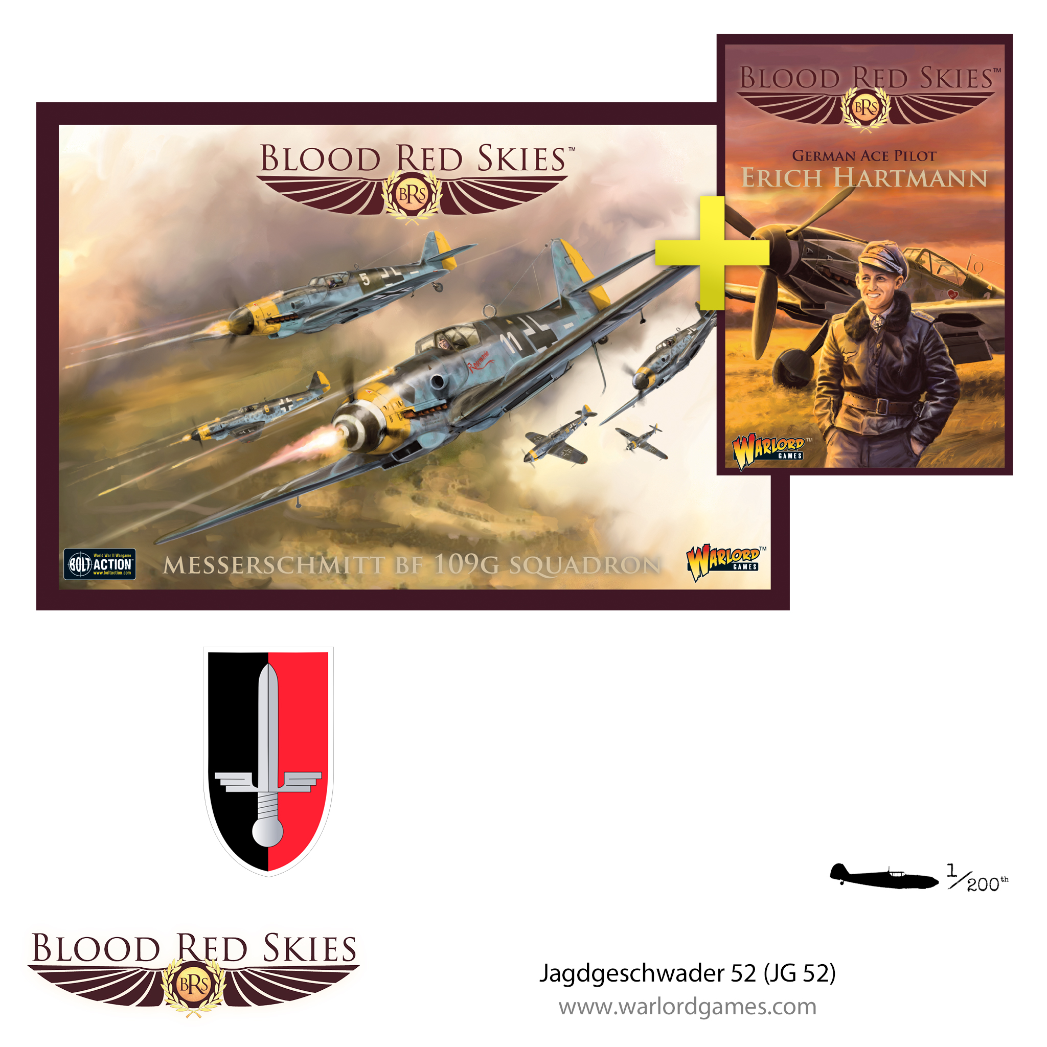 Warlord Games Blood Red Skies German Messerschmitt Bf 109G Squadron