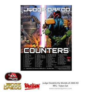 Judge Dredd RPG Token Set