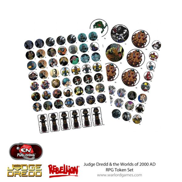 Judge Dredd RPG Token Set 2