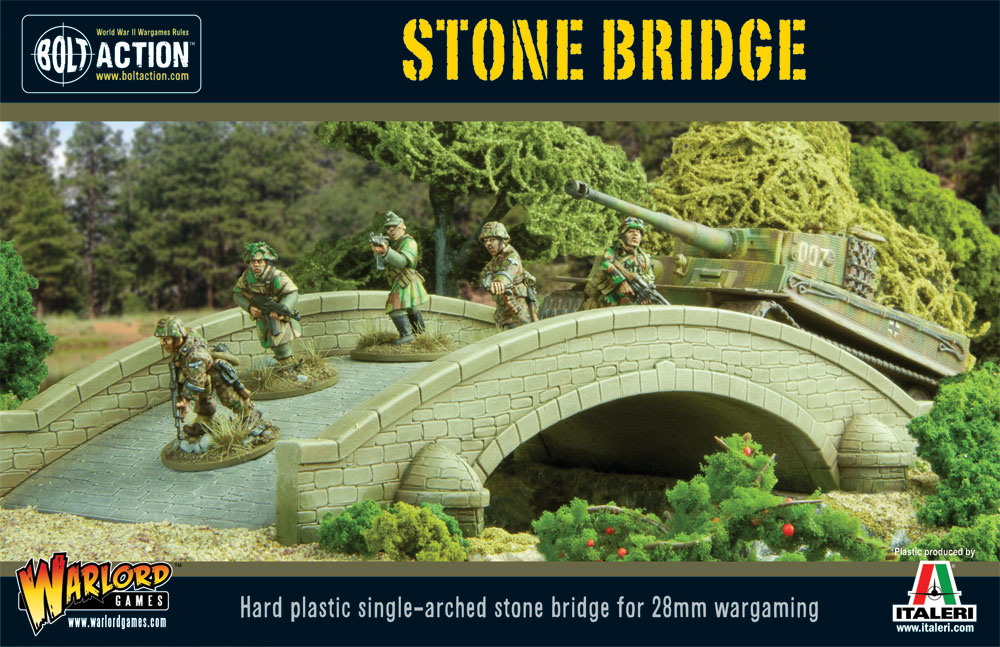 TTCombat World War Stone Bridge 28mm Gelände Terrain Gebäude Brücke WW2