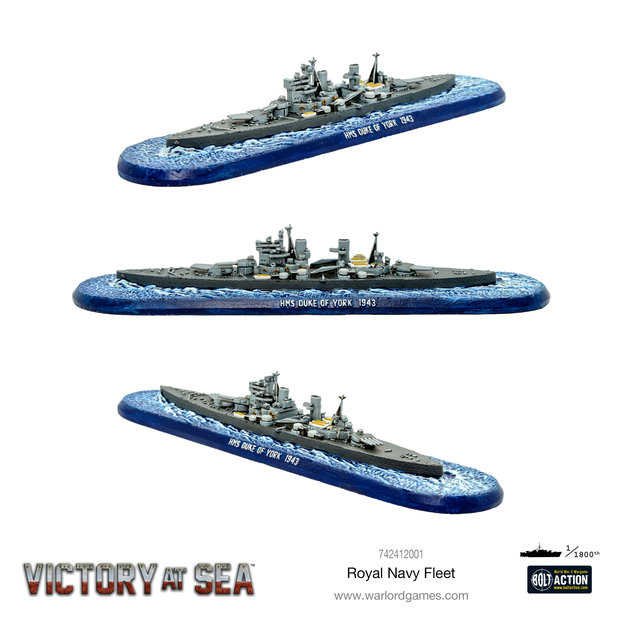Warlord Games Victory At Sea - Flotte Royale Navy - Jeu De Figurines Neuf