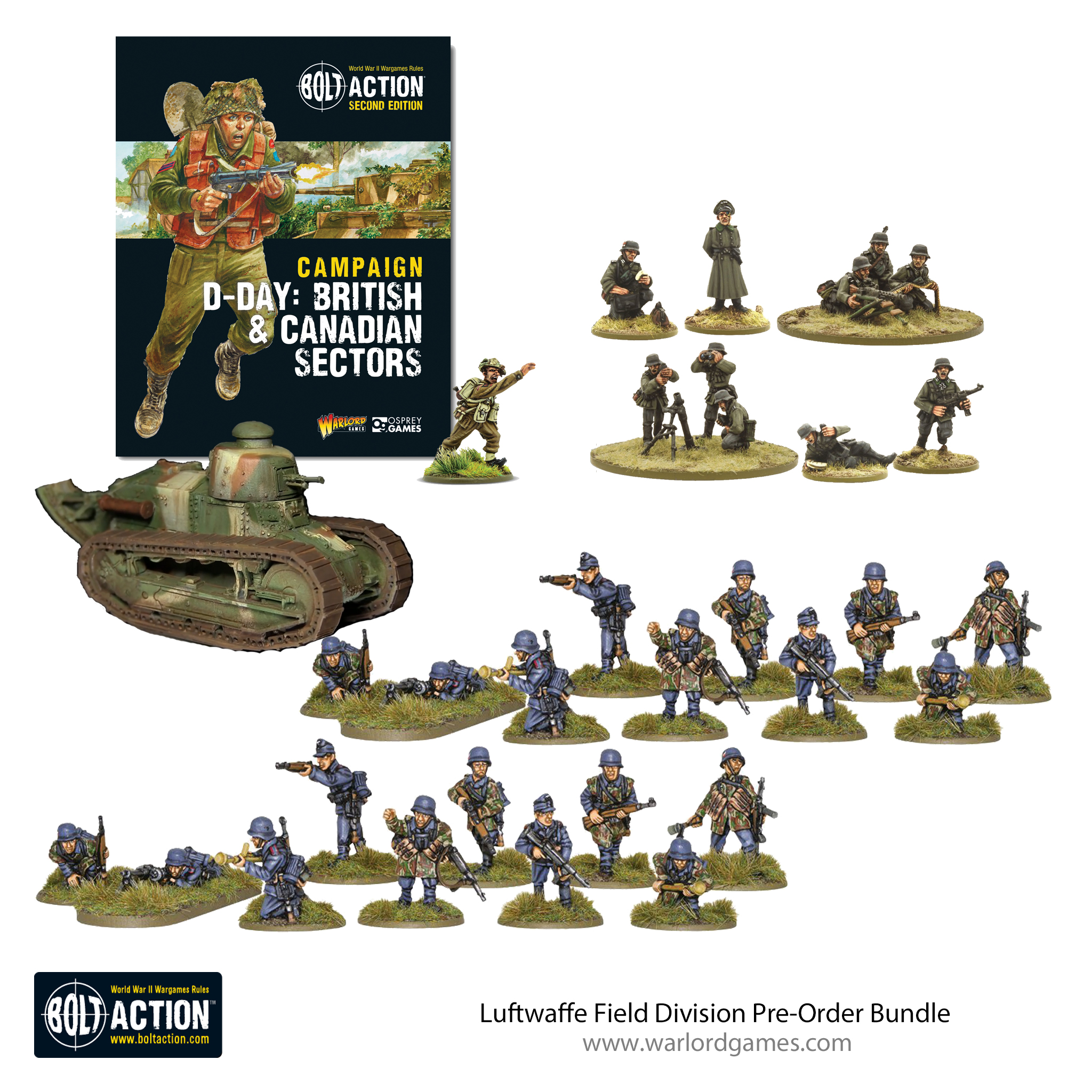 Warlord Games Bolt Action German Luftwaffe Field Division Squad