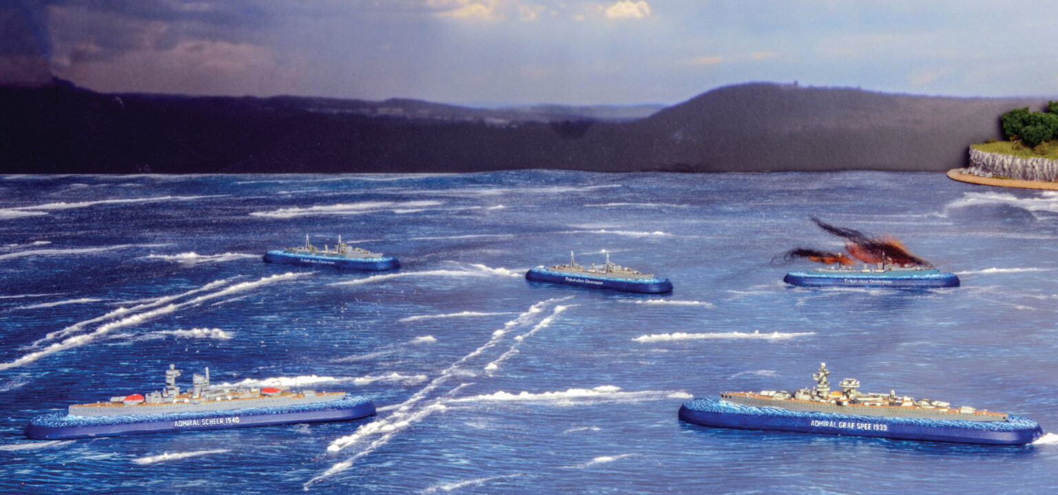 Pocket Battleships vs Destroyers Warlord Games